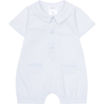 Deolinda Bombon Boys Summer White Romper 251506