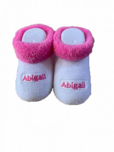 Named Girl Sock: Abigail