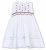 Dani by Sarah Louise No Sleeve Summer Dress In White With Detailing D09510