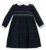 Sarah Louise Winter Full Smocked Navy And Green Tartan Dress 012856
