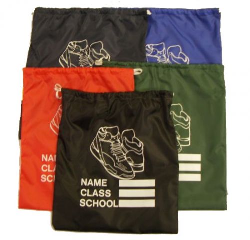 School Sandshoe Bags: Black