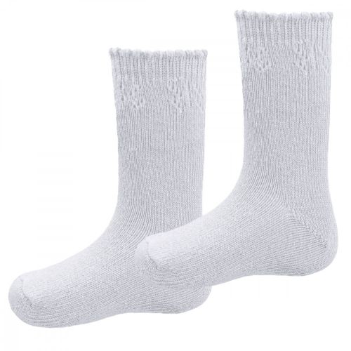 Pex Cuddles 2 Pack Cotton Rich Socks White: Newborn/0-3 months