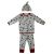 Powell Craft Toddler Christmas Print Cosy Pyjama And Hat
