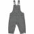 Me & Henry Woven Overall Black Wool Herringbone and  Woven Onesie White Waffle
