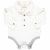 Me & Henry Jasper Woven Onesie White Waffle