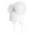 Stila Double Big Pom-pom Hat Tindra White