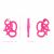 Matchstick Monkey Mini Teething Toy Pink