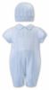 Dani by Sarah Louise Boys Summer Knitted Romper & Hat Pale Blue D09519