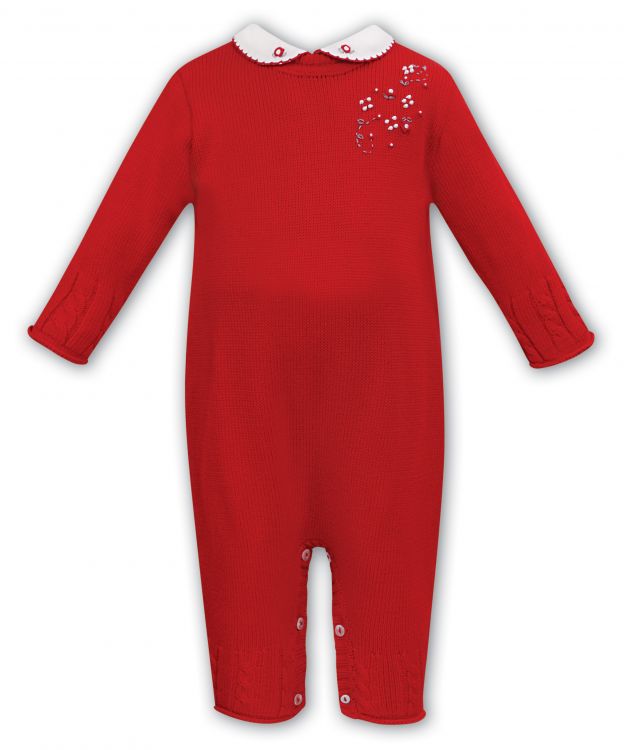 Baby Girl 100% Cotton  Knitted Snowsuit Age Newborn 6-12 months  by Pex 