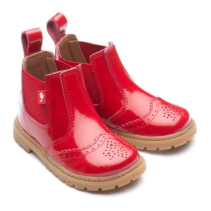 red boots size 2