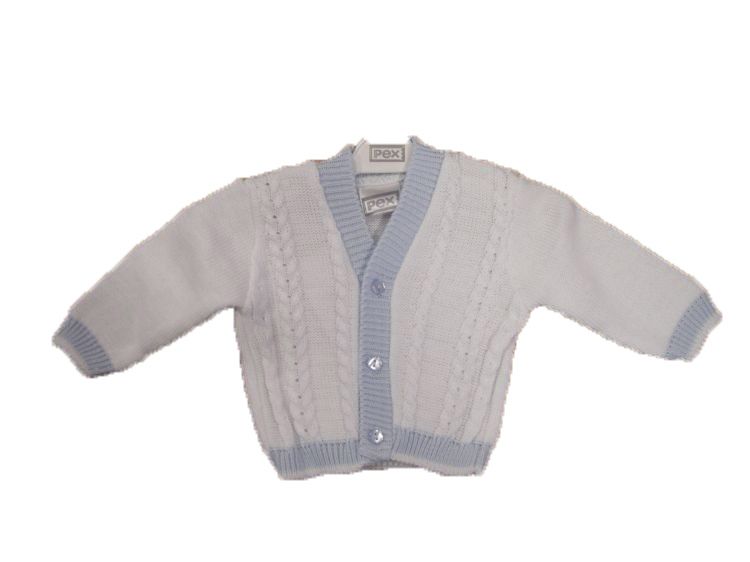 boys white cardigan