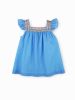 Sardon Spanish Summer Pale Blue Chiffon Dress 20AB-104