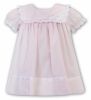 Sarah Louise Summer Square Collar Dress Pink 012595 